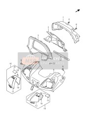 9214326J00291, .Lock, Front Panel Box Rh (Black), Suzuki, 0